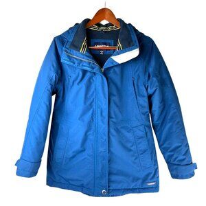 Waterproof Insulated Hooded Lands End Squall Collection Coat, Women's XS Petite